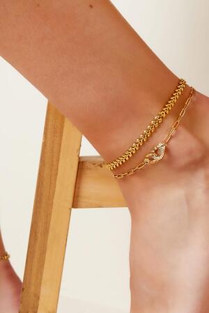 Handcuff anklet Silver Stainless Steel h5 Picture3